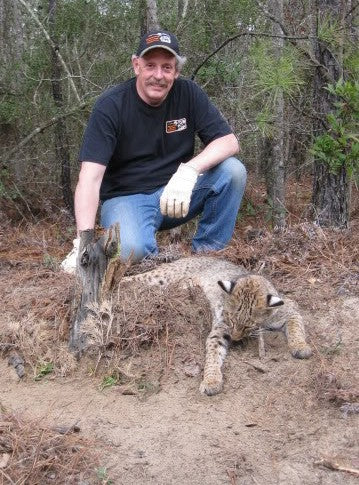 Tim Caven with a Bobcat 