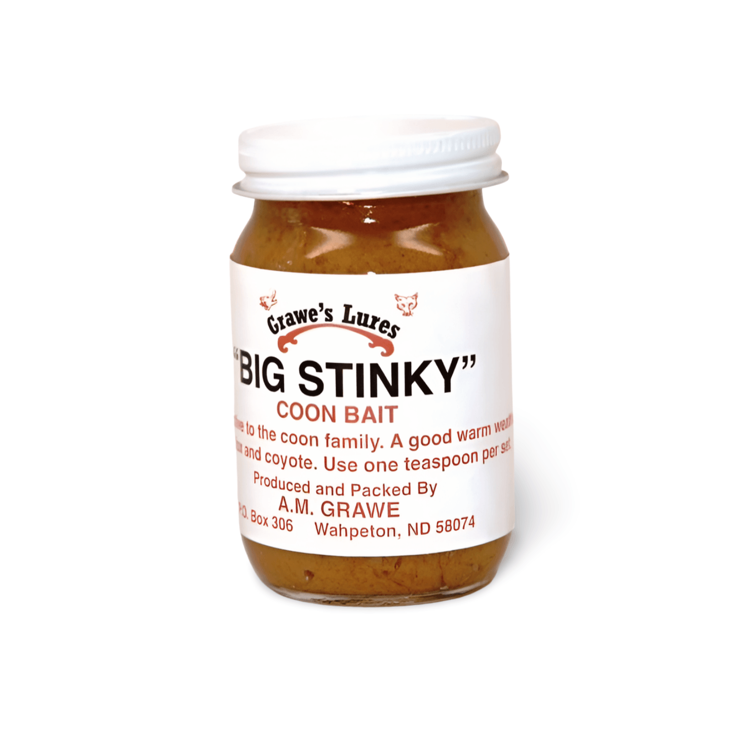 90s CRIME INC クライムインク buttstain ゾーラック Big Stinky Coon Bait - 4 Ounce - Grawe's – Minnesota Trapline Products