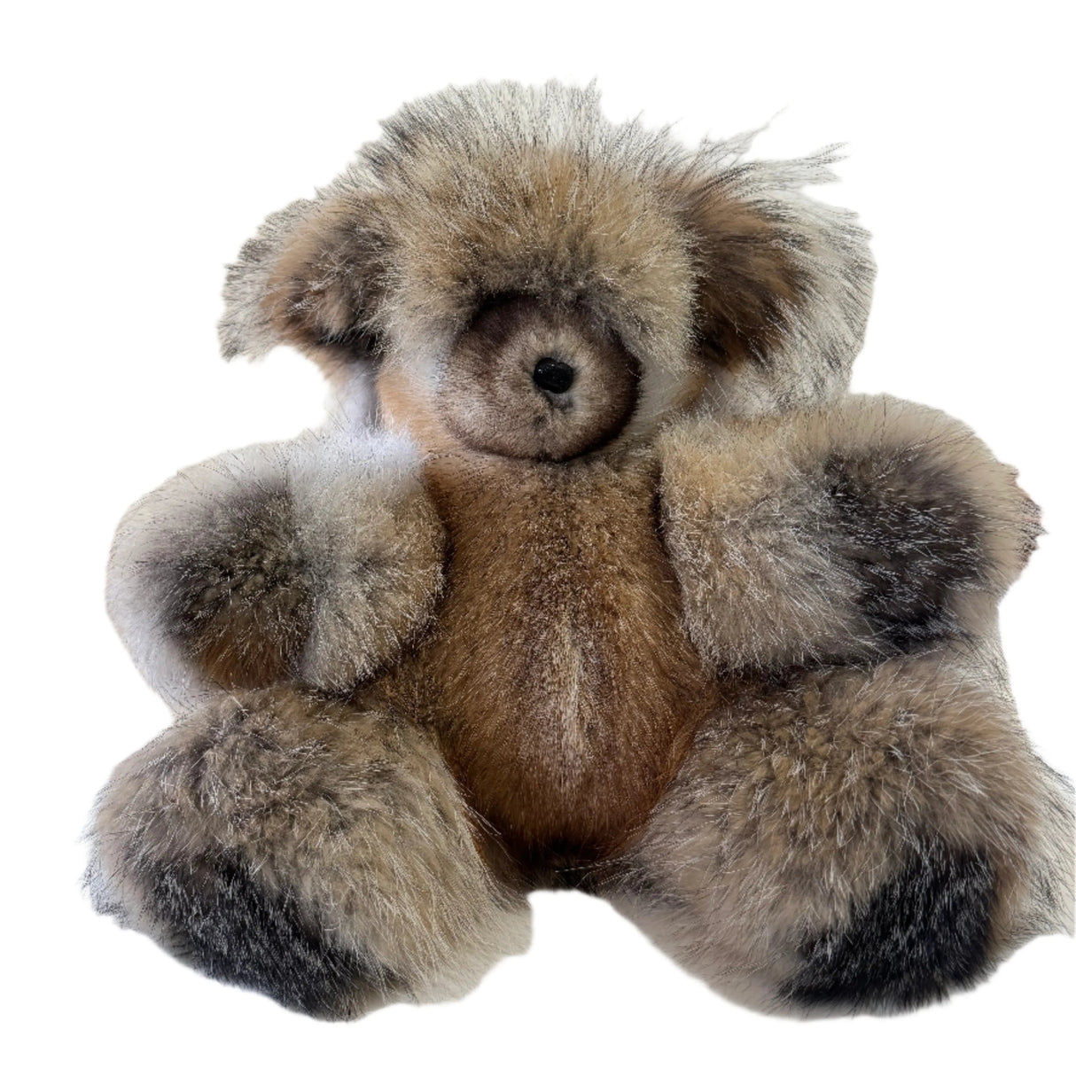 Fur Teddy Bear - Authentic Coyote Fur