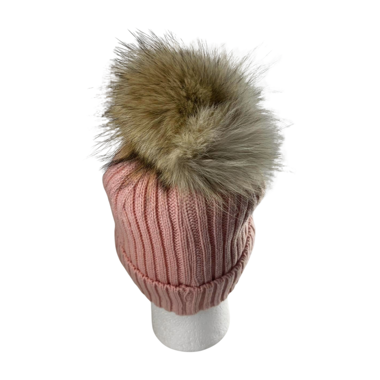 Fur Pom-Pom Beanie
