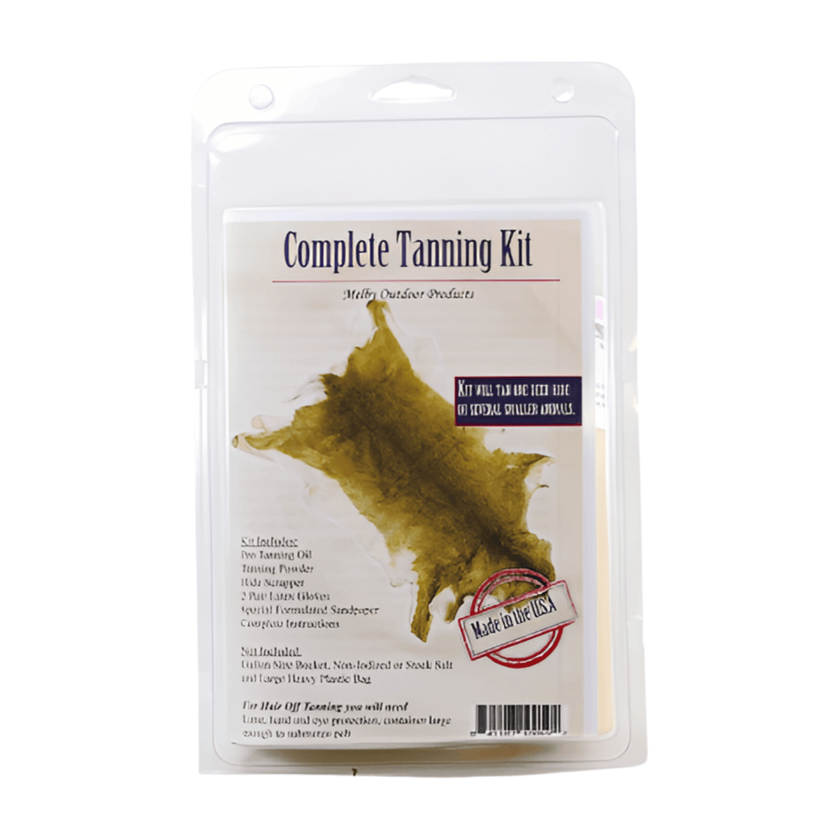 Backyard Complete Tan Melby Outdoor Complete Tanning Kit – Minnesota Trapline Products