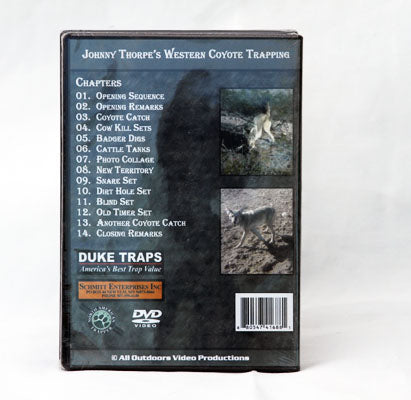 Western Coyote Trapping - Johnny Thorpe & Pete Hammond - DVD